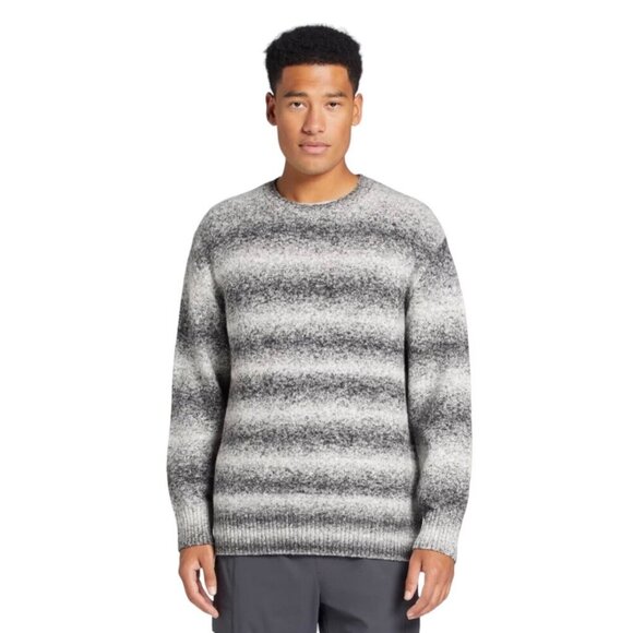 VRST Men Size S Charcoal Multi Relaxed Fit Classic CrewNeck Pullover Sweater NWT - Picture 1 of 9